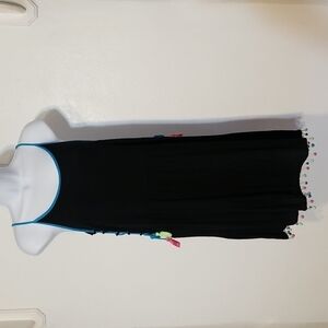Justice Black Swimsuit Cover Viscose Size 14/16 Plus